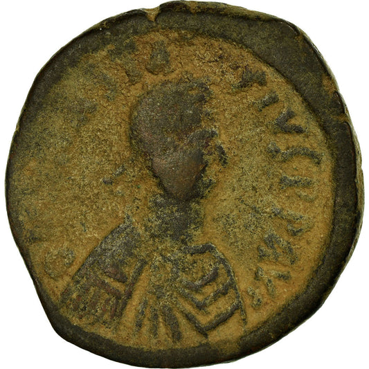 Monedă, 
  
  Anastasie I, 
  
  Follis