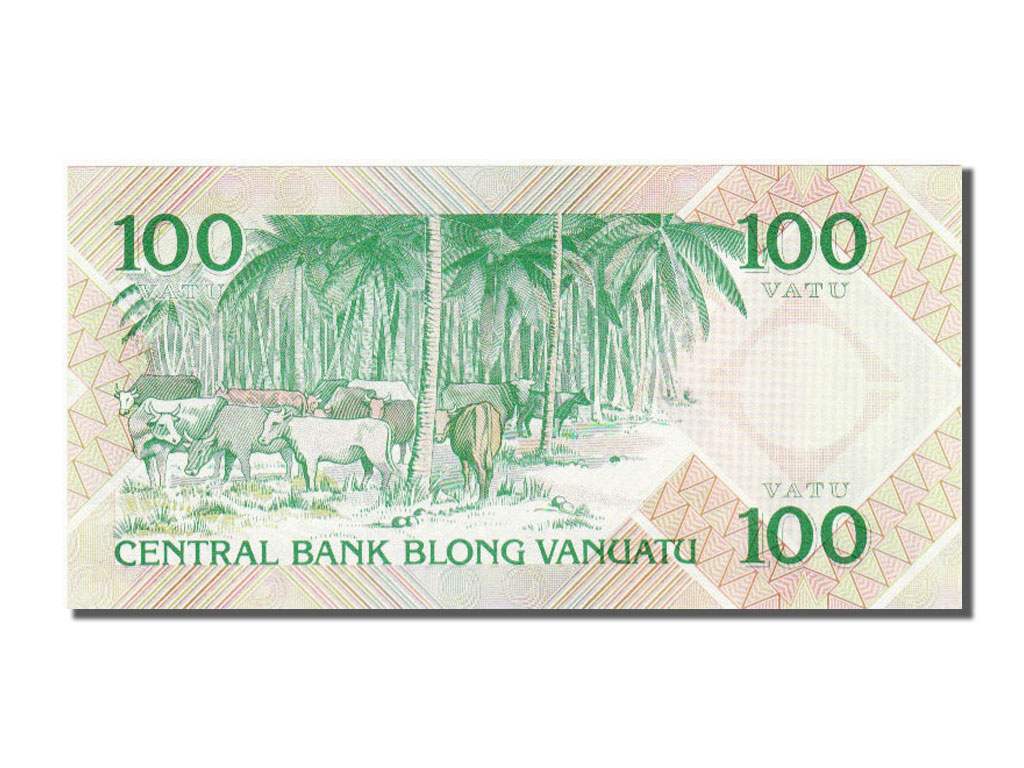 bancnota, 
  
  Vanuatu, 
  
  100 Vatu