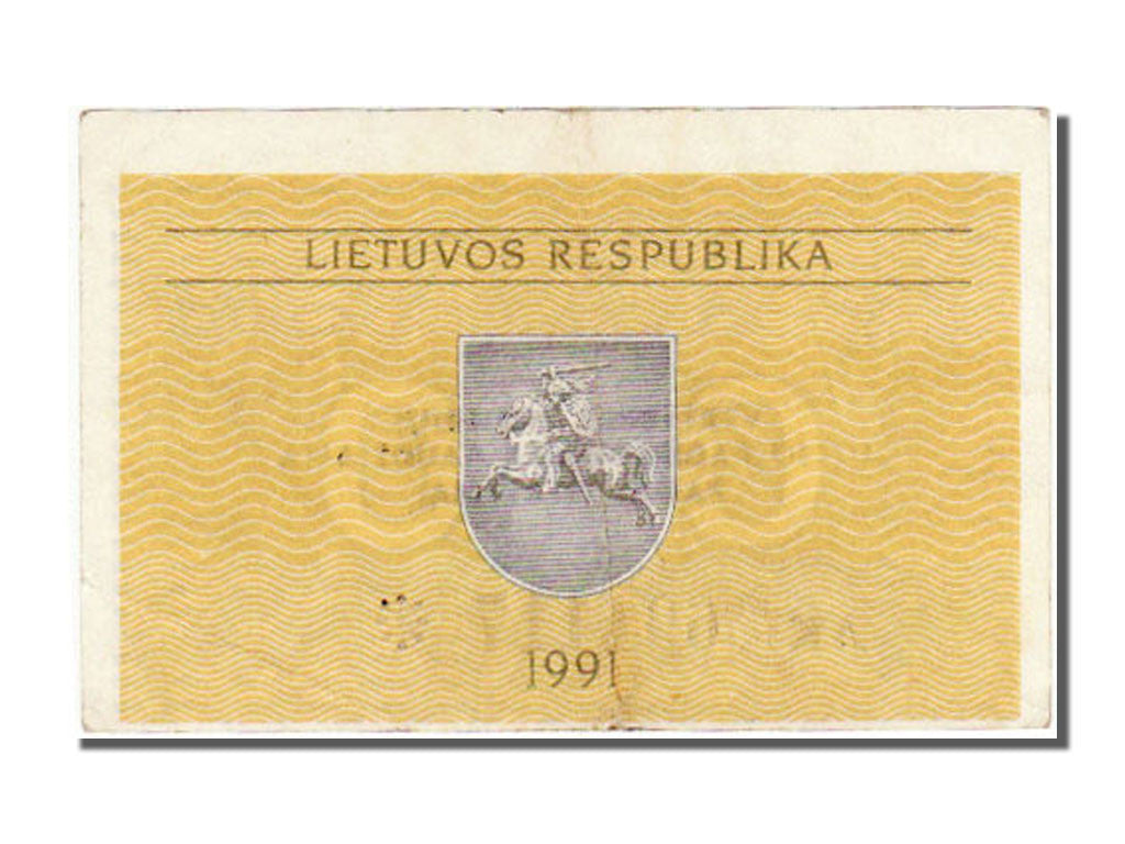 bancnota, 
  
  Lituania, 
  
  0,10 Talonas