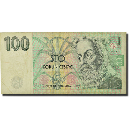 bancnota, 
  
  Republica Cehă, 
  
  100 de coroane