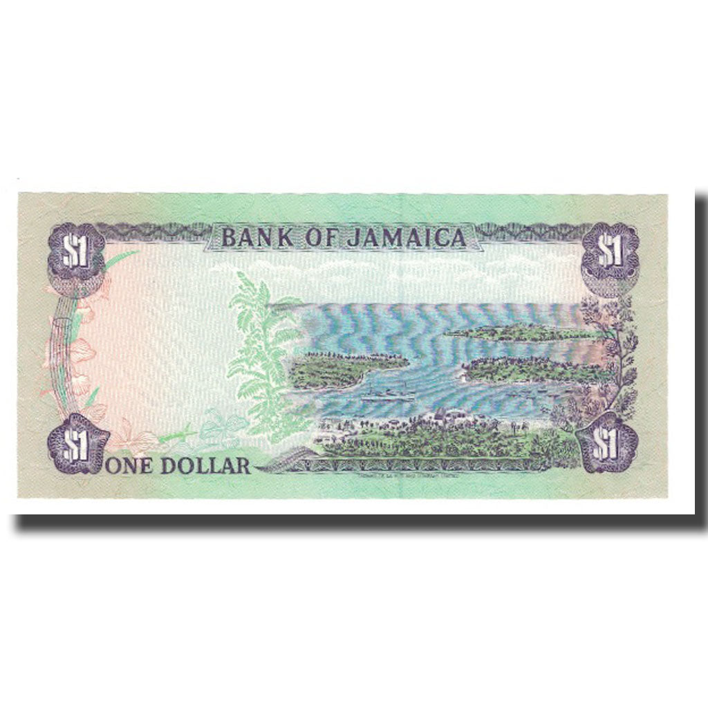 bancnota, 
  
  Jamaica, 
  
  1 dolar