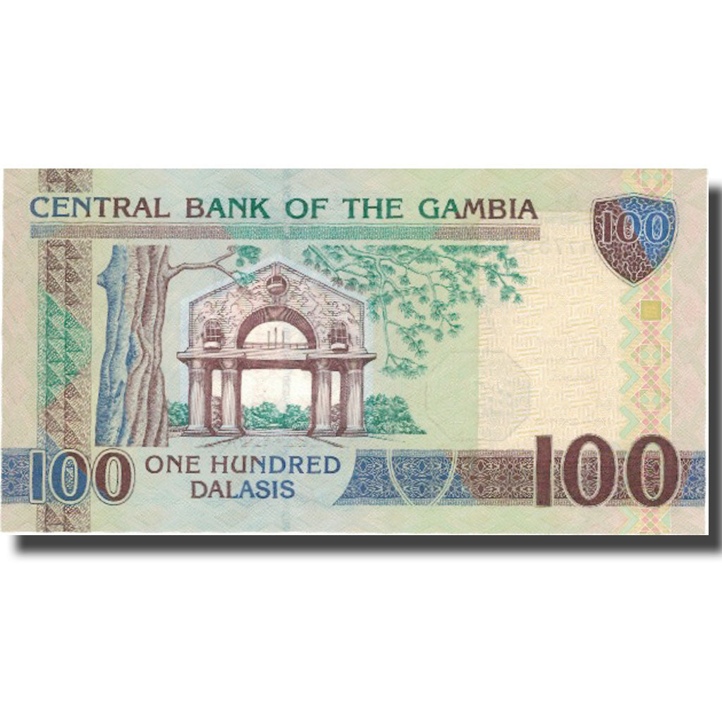 bancnota, 
  
  Gambia, 
  
  100 Dalasis