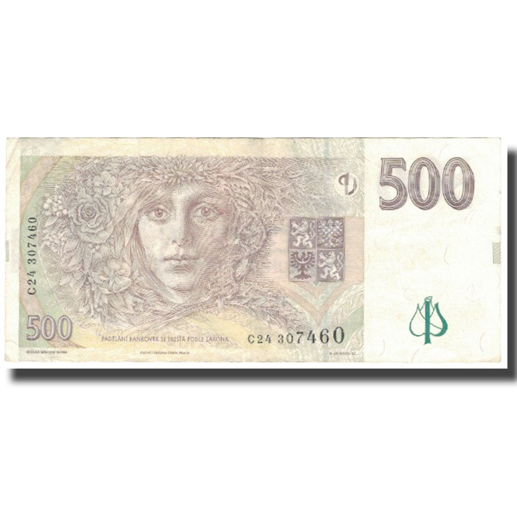 bancnota, 
  
  Republica Cehă, 
  
  500 de coroane