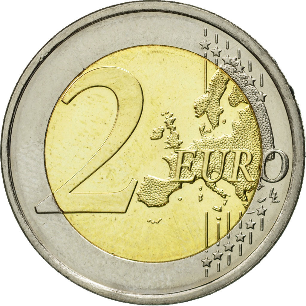 Finlanda, 
  
  2 euro, 
  
  moneda euro a 10-a aniversare