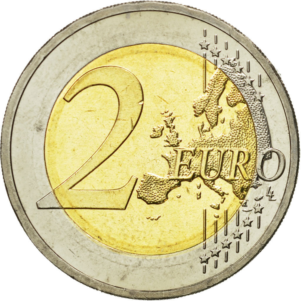 GERMANIA - REPUBLICA FEDERALA, 
  
  2 euro, 
  
  10 ani de emu