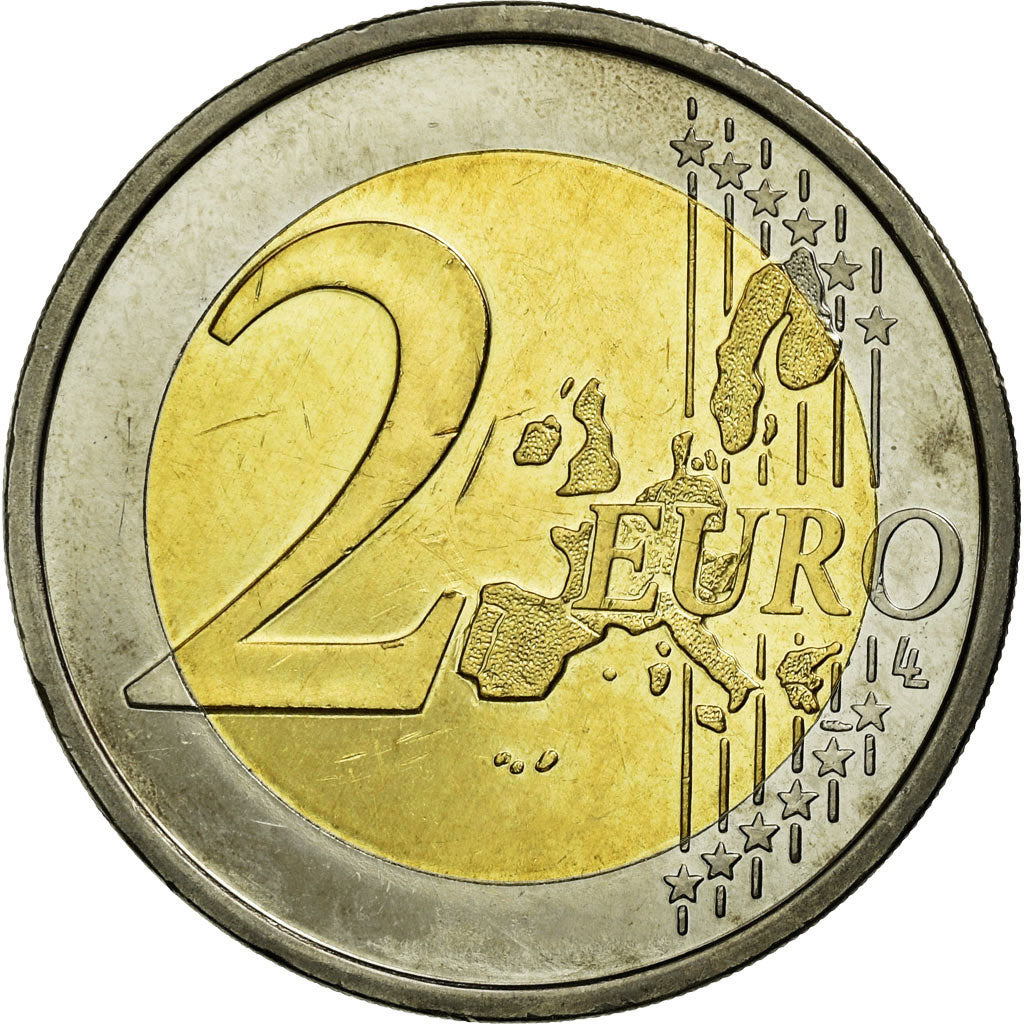 Luxemburg, 
  
  2 euro, 
  
  25-a aniversare, marele duc Guillaume