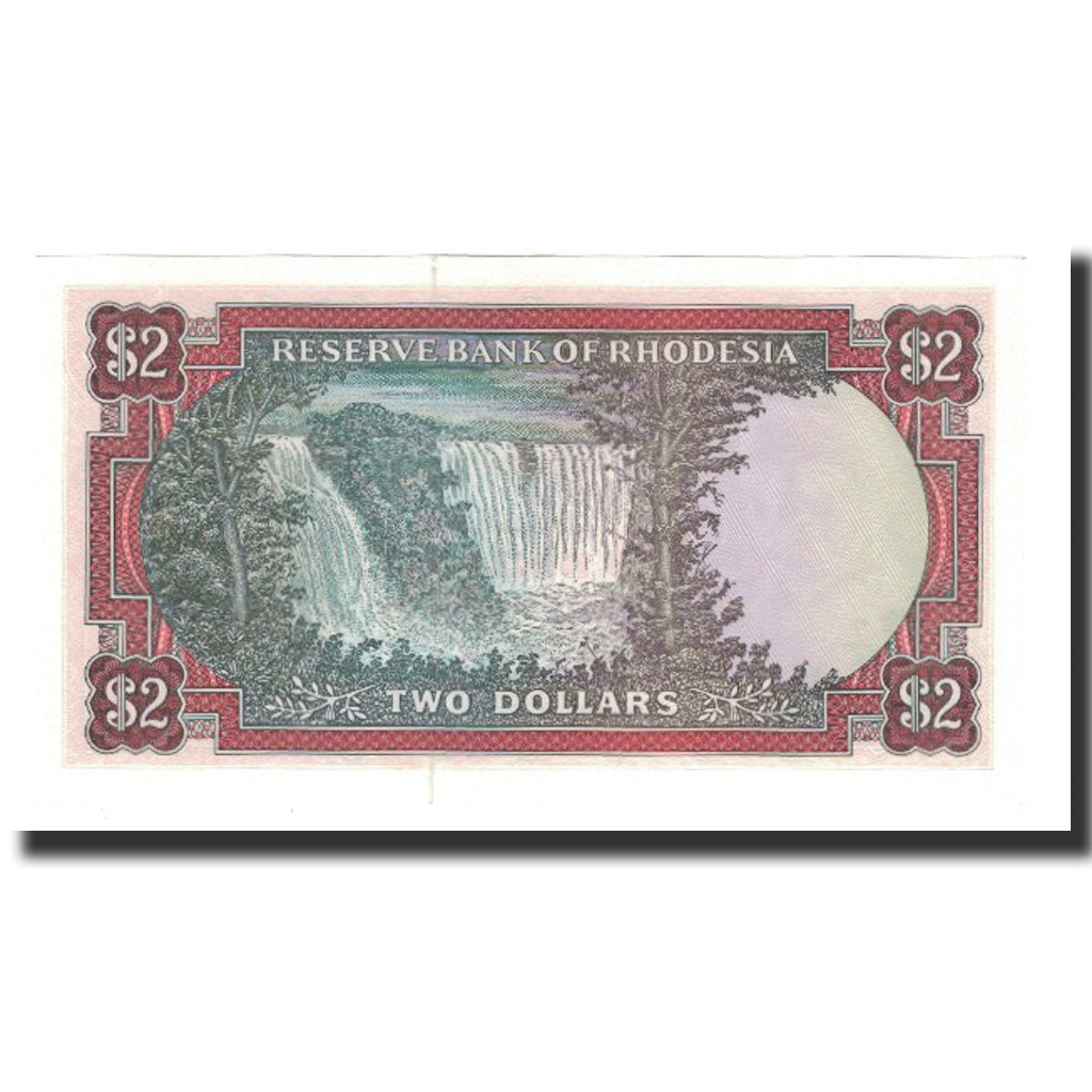 bancnota, 
  
  Rhodesia, 
  
  2 dolari