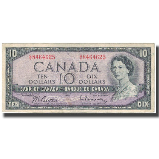 bancnota, 
  
  Canada, 
  
  10 dolari