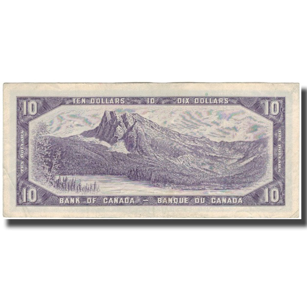 bancnota, 
  
  Canada, 
  
  10 dolari