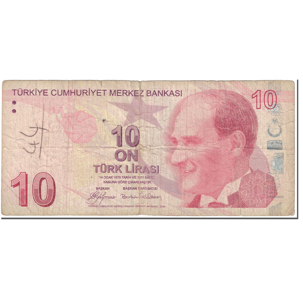 bancnota, 
  
  Curcan, 
  
  10 lire