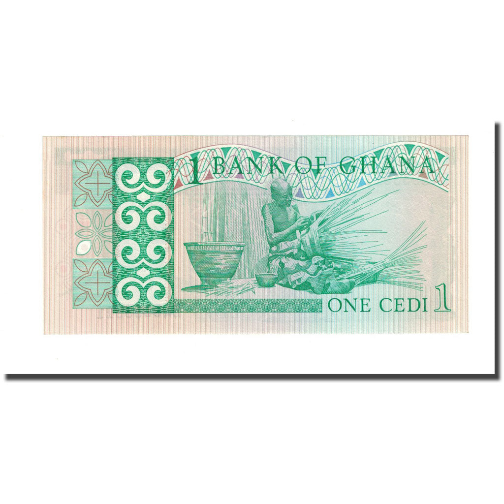 bancnota, 
  
  Ghana, 
  
  1 Cedi