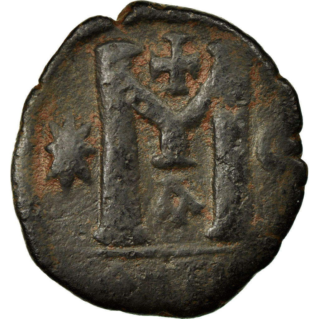 Monedă, 
  
  Iustin I 518-527, 
  
  Follis