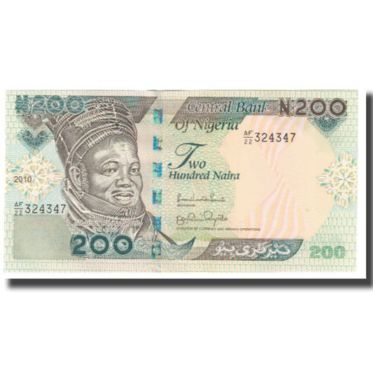 bancnota, 
  
  Nigeria, 
  
  200 Naira