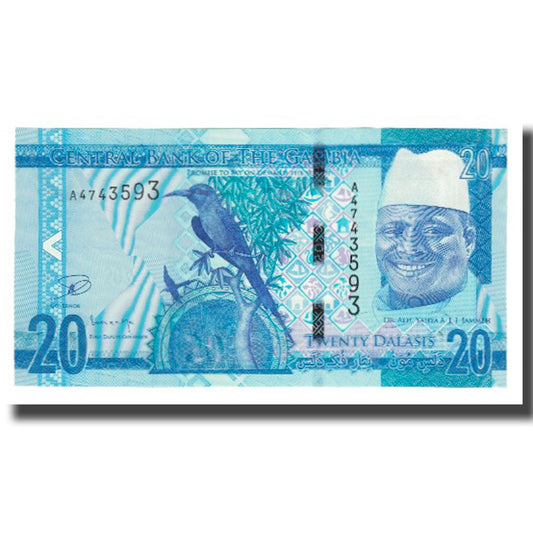 bancnota, 
  
  Gambia, 
  
  20 Dalasis