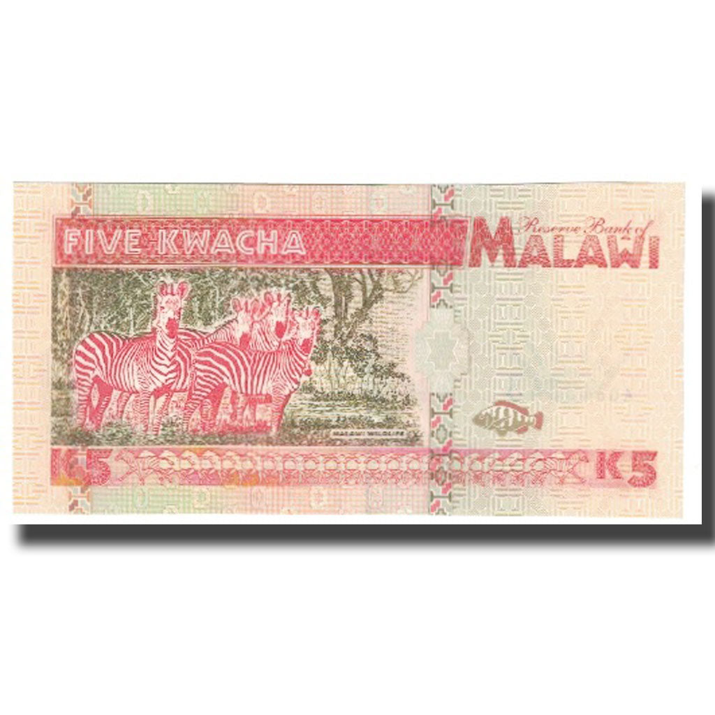 bancnota, 
  
  Malawi, 
  
  5 Kwacha