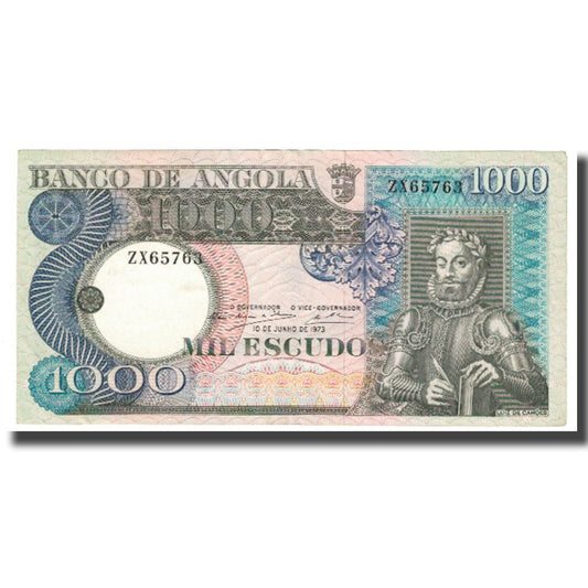 bancnota, 
  
  Angola, 
  
  1000 de escudo