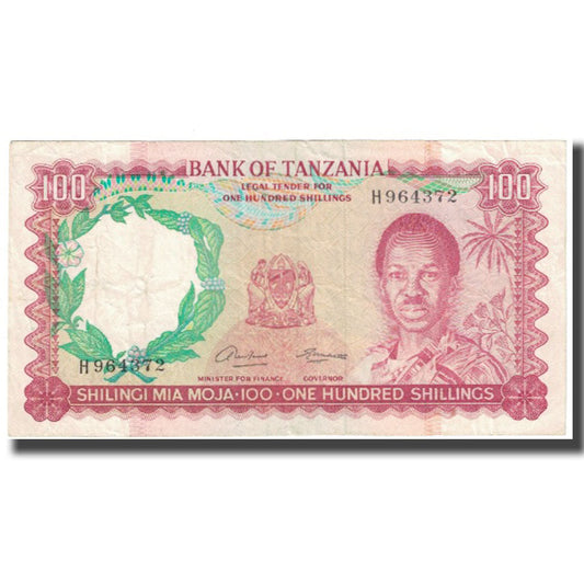 Tanzania, 
  
  100 de șilingi, 
  
  EF(40-45)