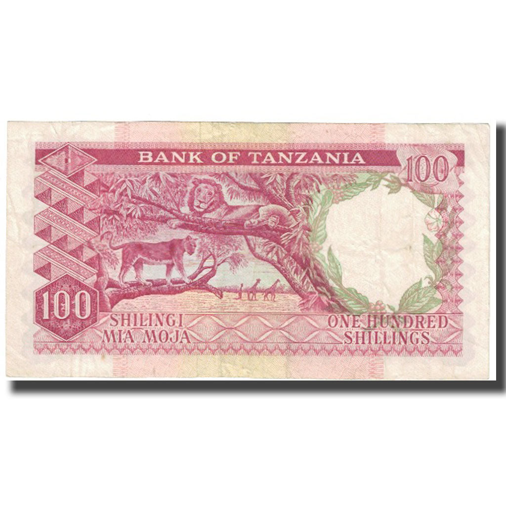 Tanzania, 
  
  100 de șilingi, 
  
  EF(40-45)