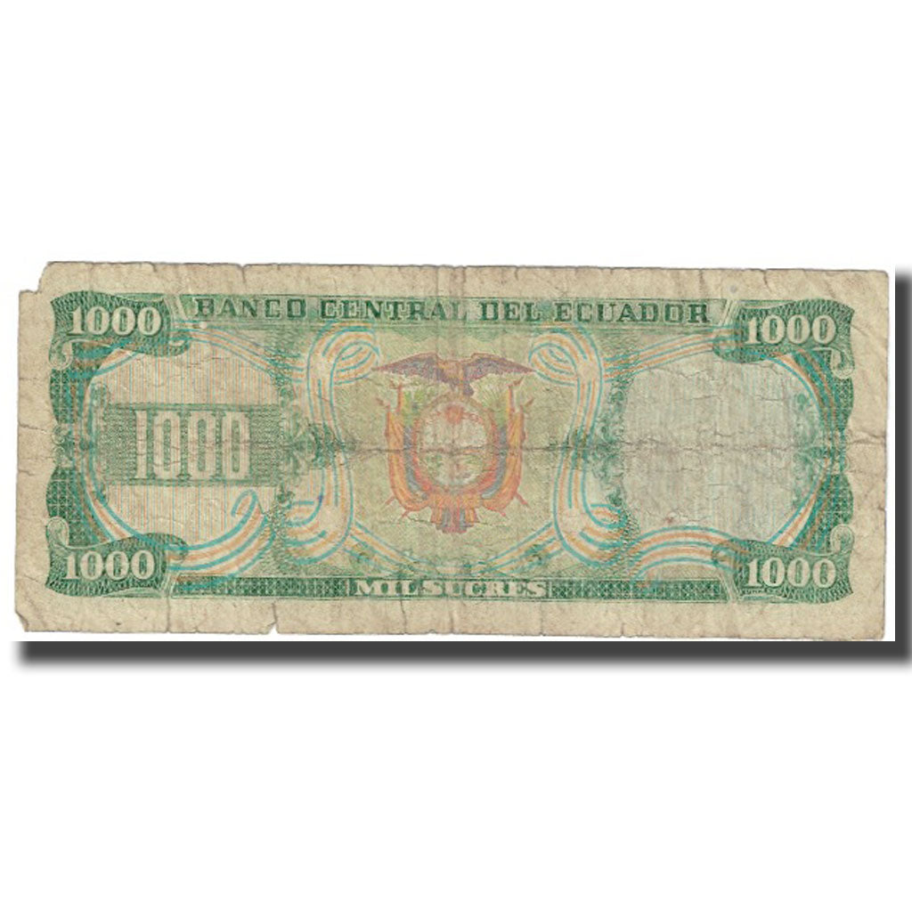 bancnota, 
  
  Ecuador, 
  
  1000 de sucre