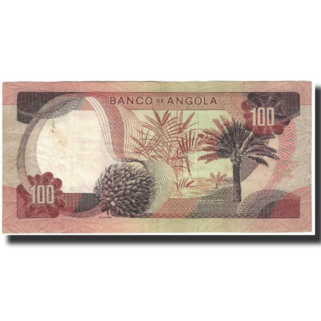 bancnota, 
  
  Angola, 
  
  100 de scude