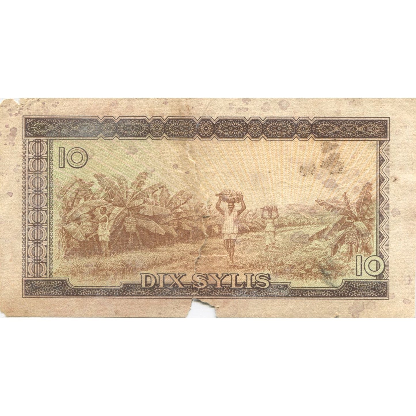 bancnota, 
  
  Guineea, 
  
  10 Sylis