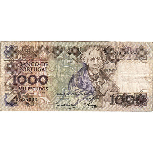 bancnota, 
  
  Portugalia, 
  
  1000 de escudo