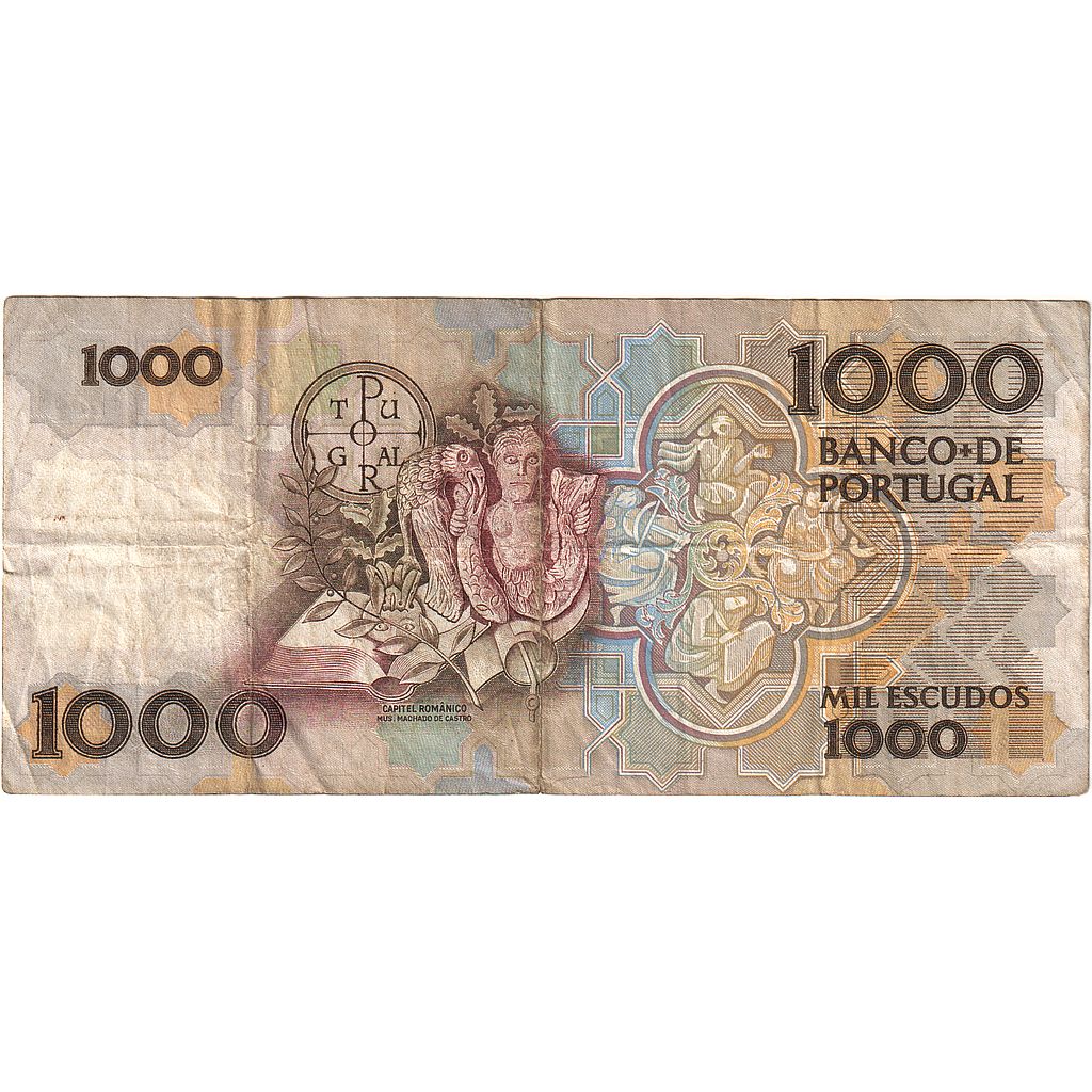 bancnota, 
  
  Portugalia, 
  
  1000 de escudo