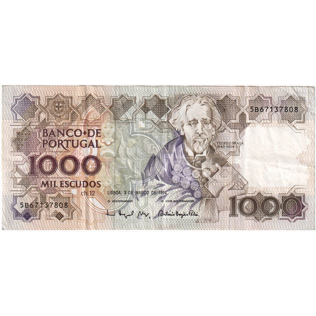 Portugalia, 
  
  1000 de escudo, 
  
  1994