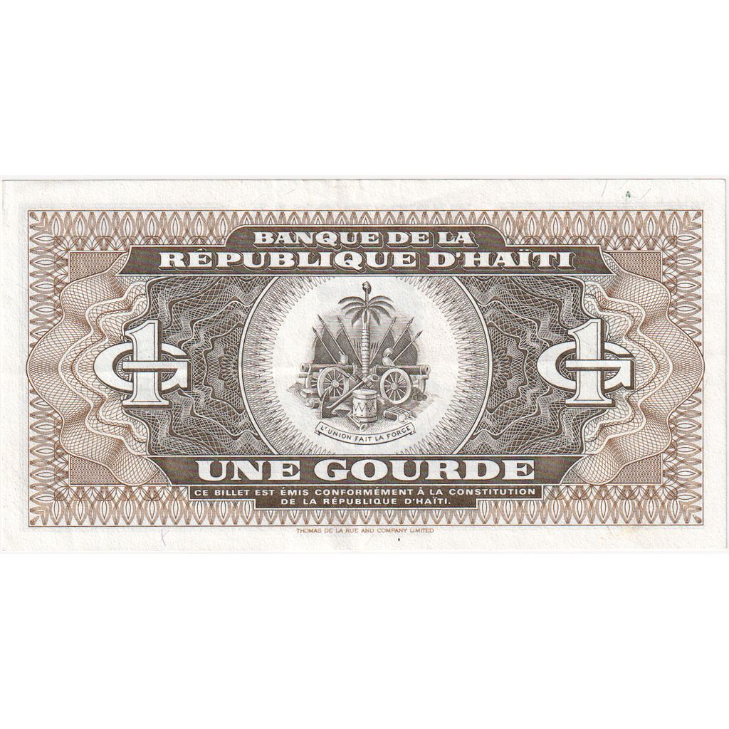 Haiti, 
  
  1 gourde, 
  
  1993