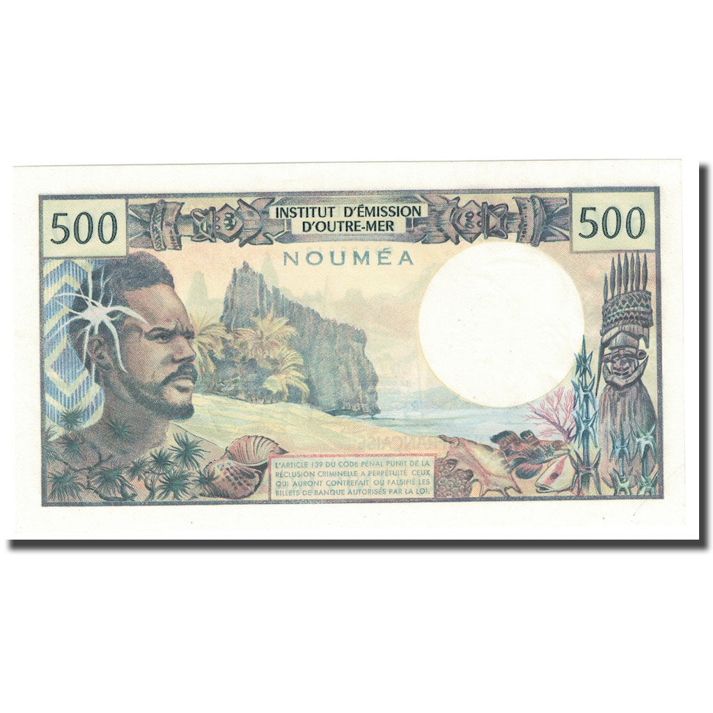 bancnota, 
  
  Noua Caledonie, 
  
  500 de franci