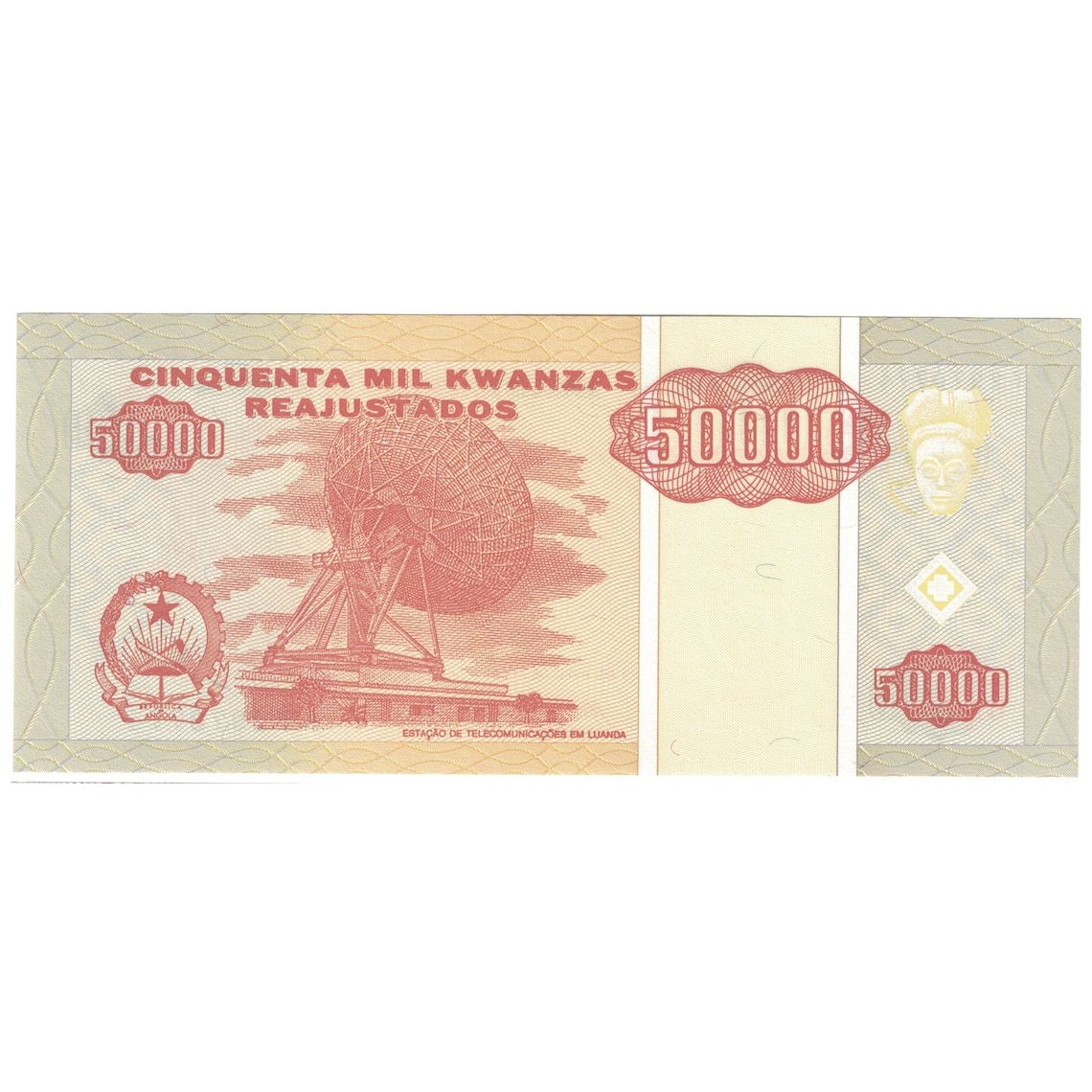 bancnota, 
  
  Angola, 
  
  50