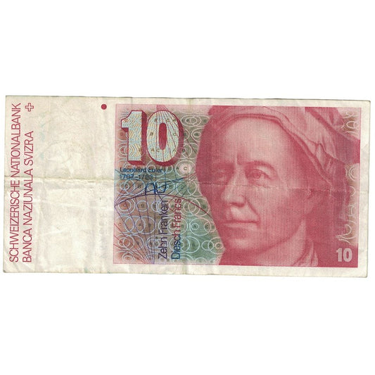 bancnota, 
  
  Elveţia, 
  
  10 Franken