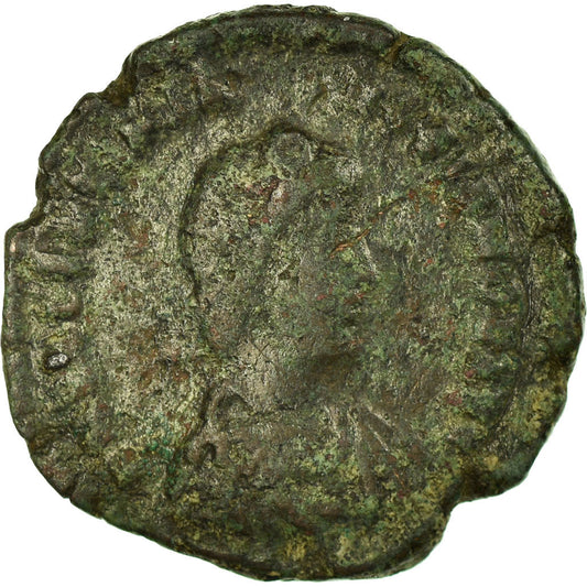 Monedă, 
  
  Valentinian al II-lea, 
  
  Nummus