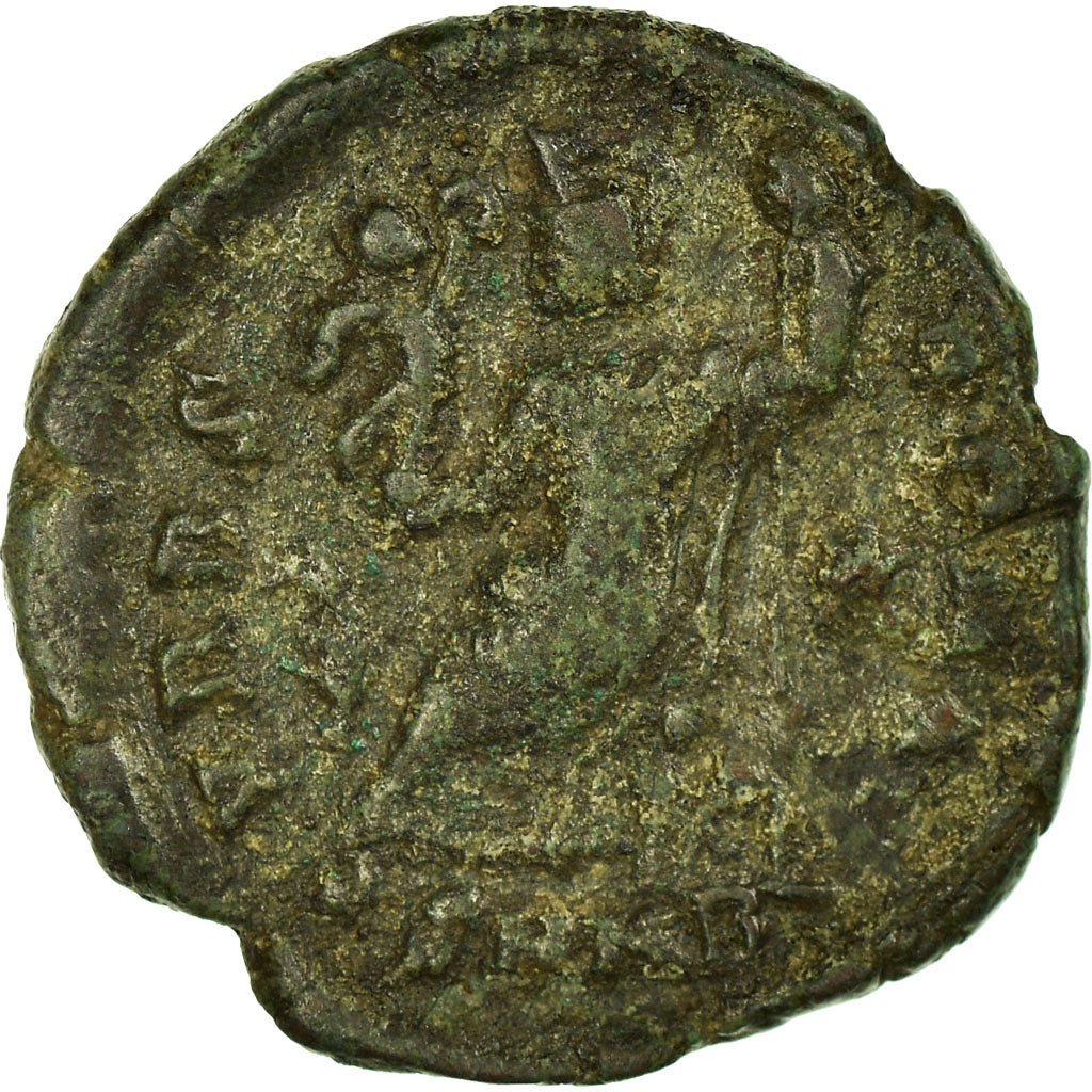 Monedă, 
  
  Valentinian al II-lea, 
  
  Nummus