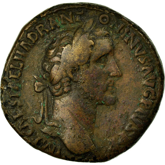 Antoninus Pius, 
  
  Sestertius, 
  
  Cupru