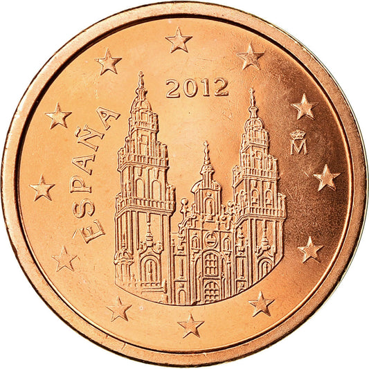 Spania, 
  
  2 cenți de euro, 
  
  2012