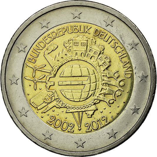 GERMANIA - REPUBLICA FEDERALA, 
  
  2 euro, 
  
  Moneda euro