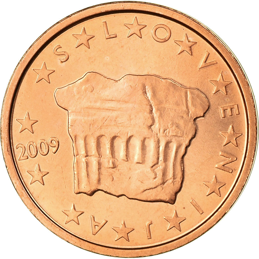 Slovenia, 
  
  2 cenți de euro, 
  
  2009