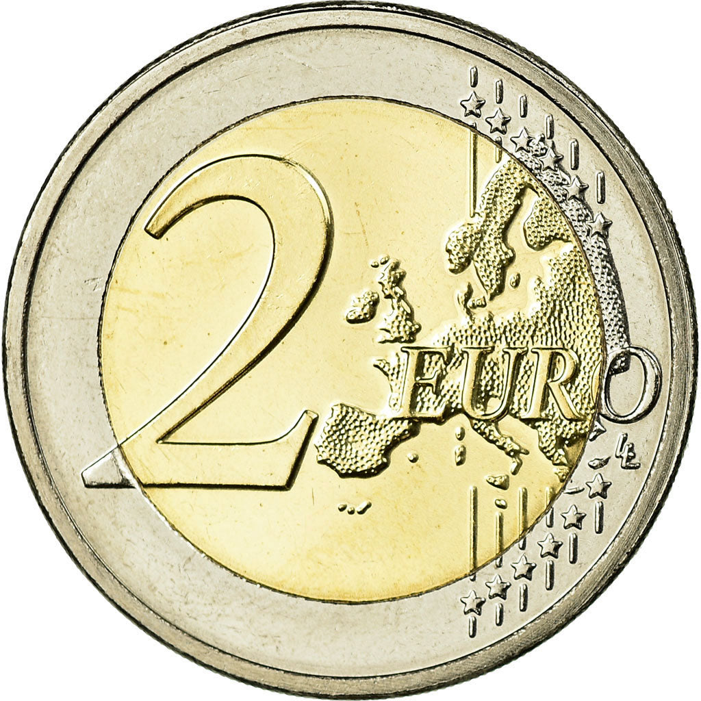 Luxemburg, 
  
  2 euro, 
  
  15-a aniversare du couronnement du grand duc Henri