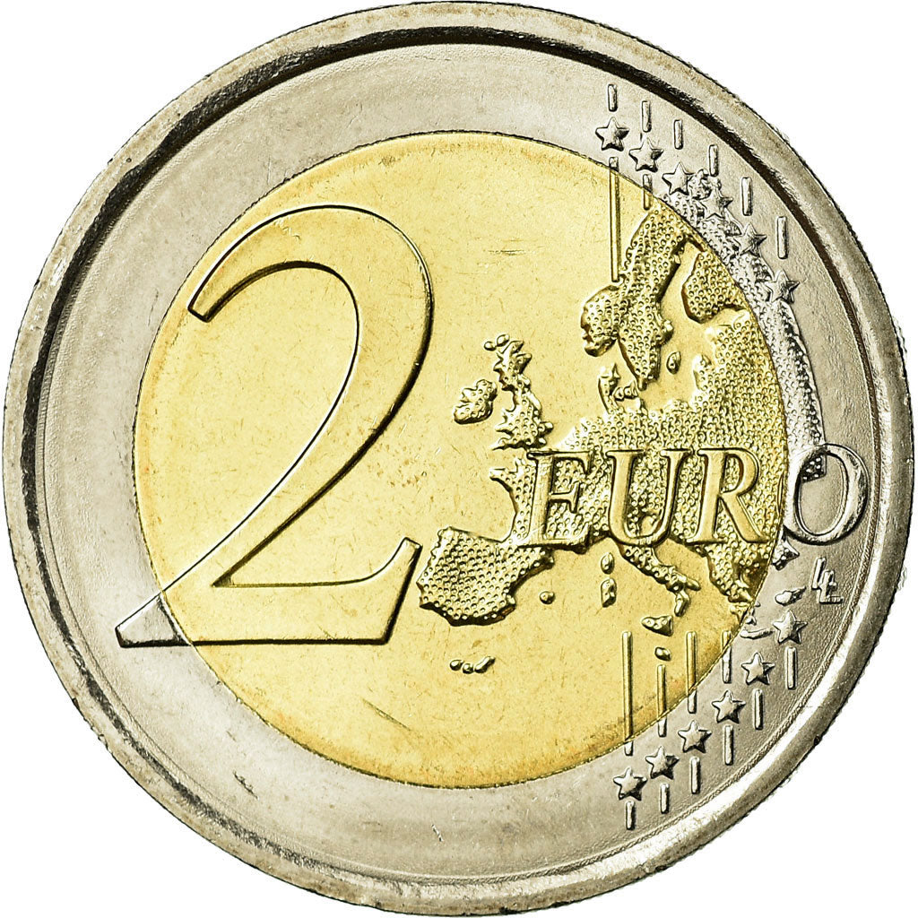 Italia, 
  
  2 euro, 
  
  450 ème anniversaire de GALILEO GALILEI