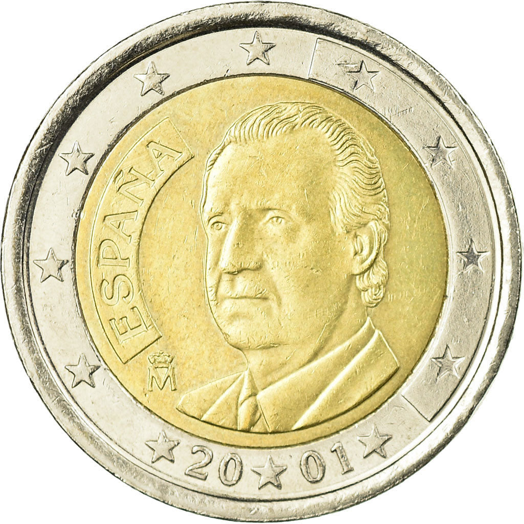 Spania, 
  
  2 euro, 
  
  2001