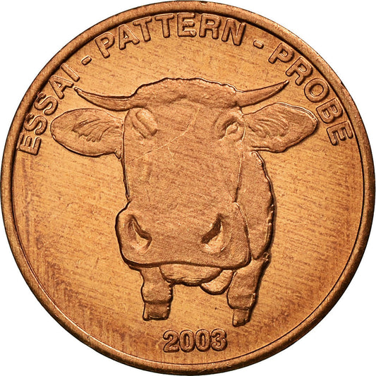 Elveţia, 
  
  2 cenți de euro, 
  
  2003