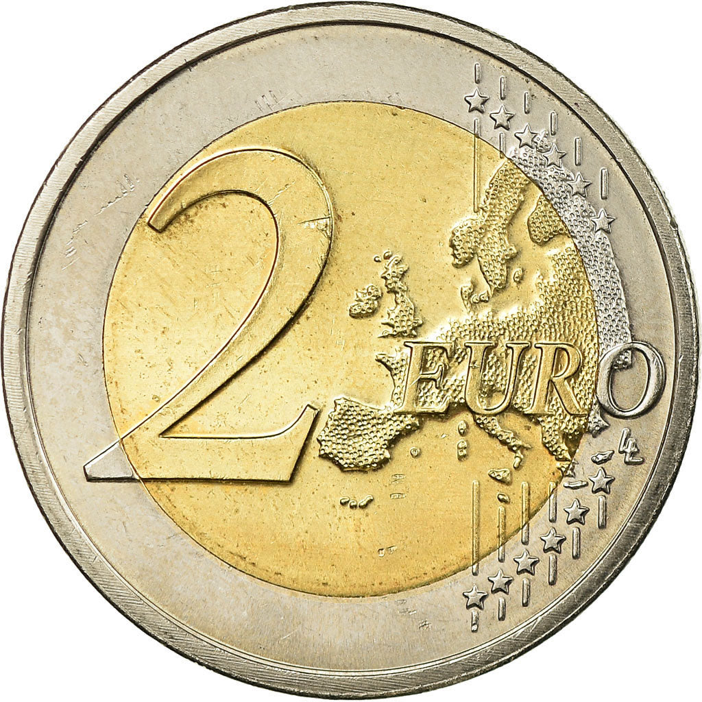 Slovenia, 
  
  2 euro, 
  
  500-a aniversare nașterea lui primoz tubar