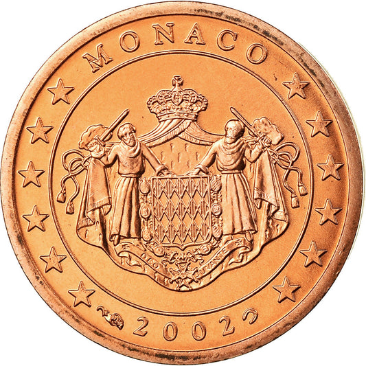 Monaco, 
  
  2 cenți de euro, 
  
  2002