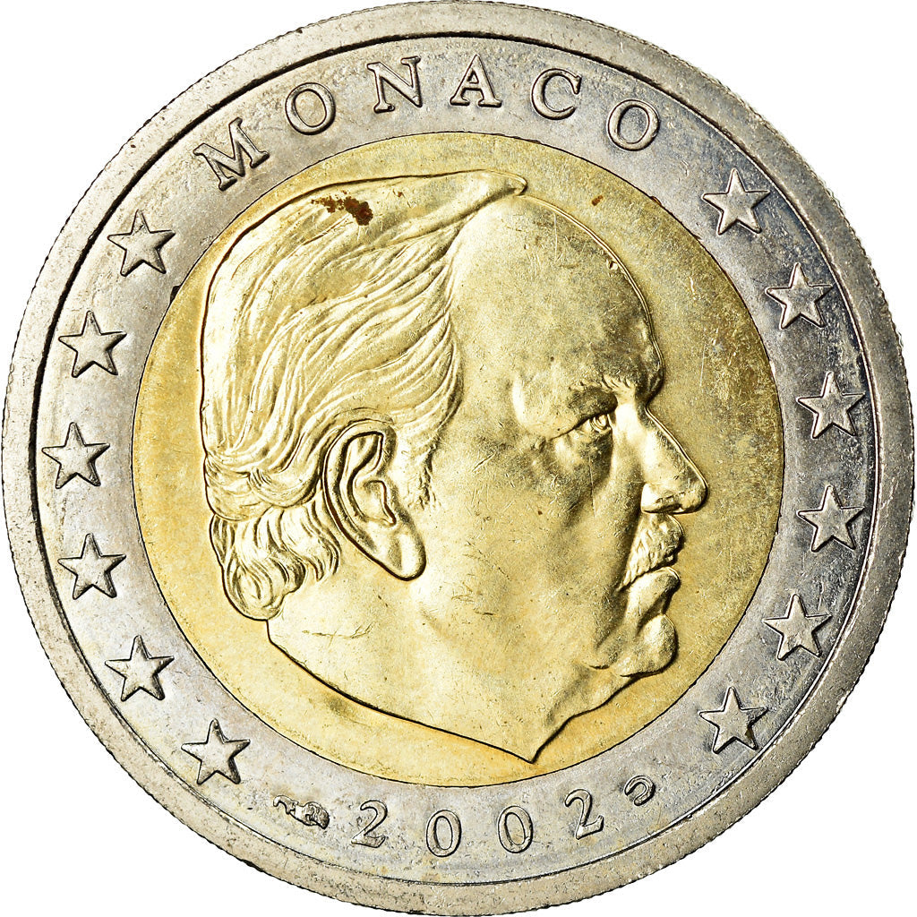 Monaco, 
  
  2 euro, 
  
  2002