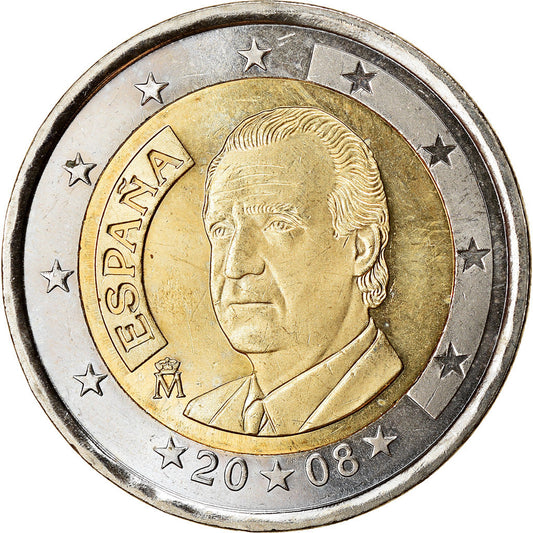 Spania, 
  
  2 euro, 
  
  2008