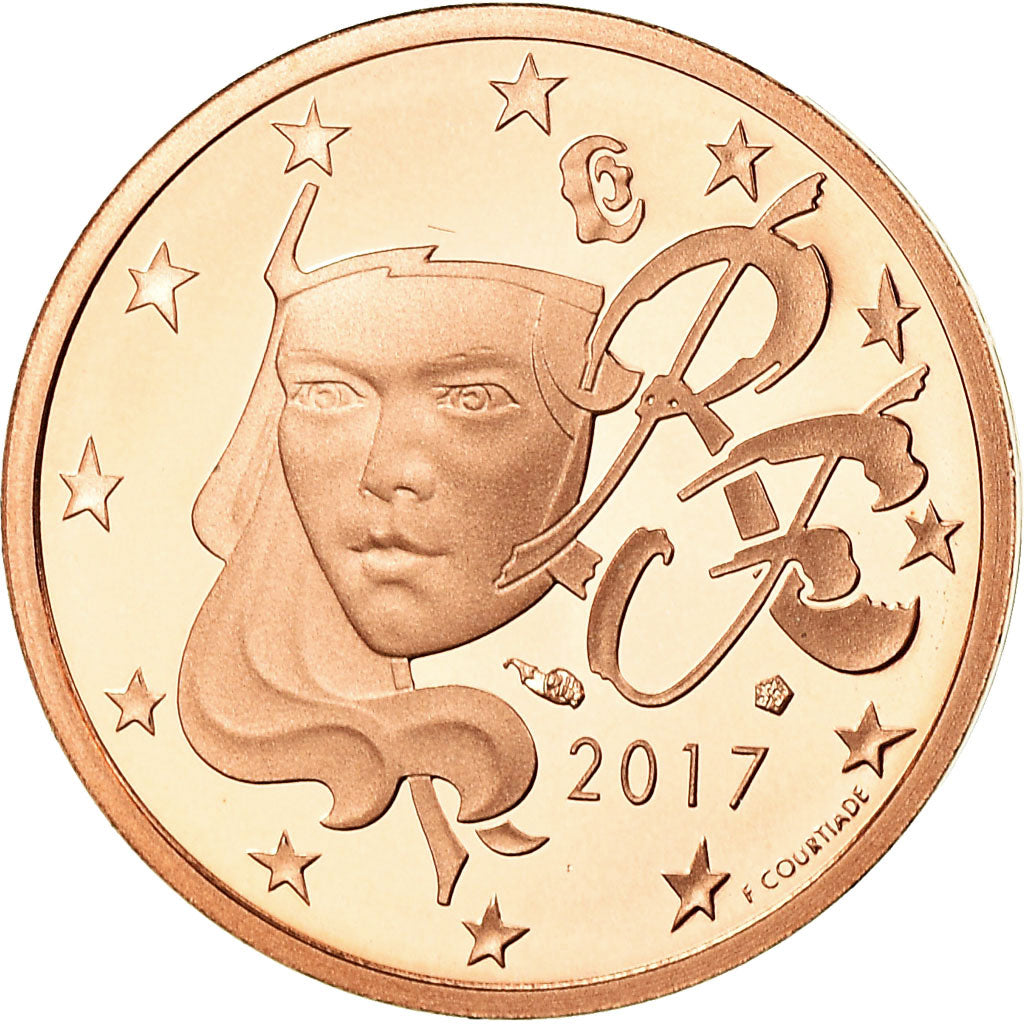 Franţa, 
  
  2 cenți de euro, 
  
  2017