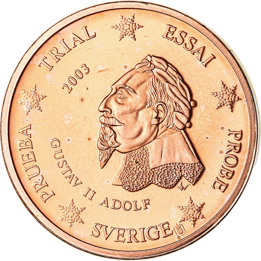 Suedia, 
  
  2 cenți de euro, 
  
  2003