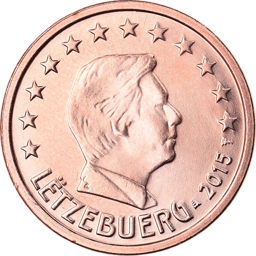 Luxemburg, 
  
  2 cenți de euro, 
  
  2015