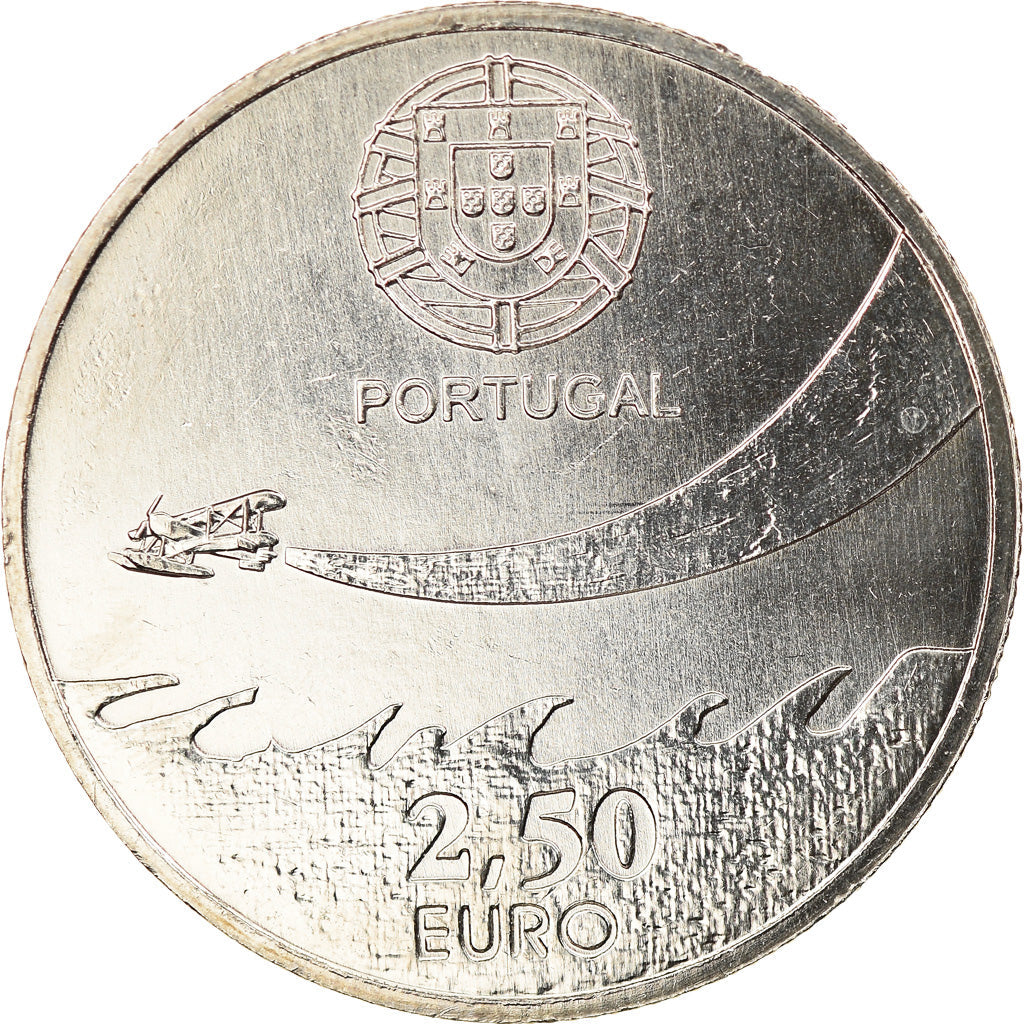 Portugalia, 
  
  2-1/2 euro, 
  
  100 Ans de l'Aviation Militaire